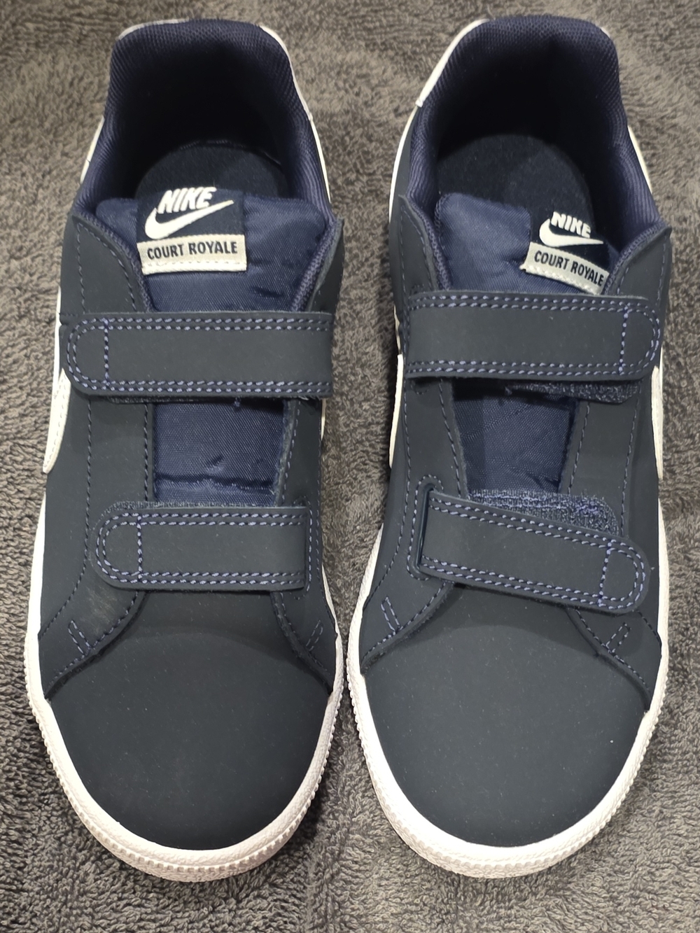 Nike Court Royale Kids Navy Velcro Sneakers